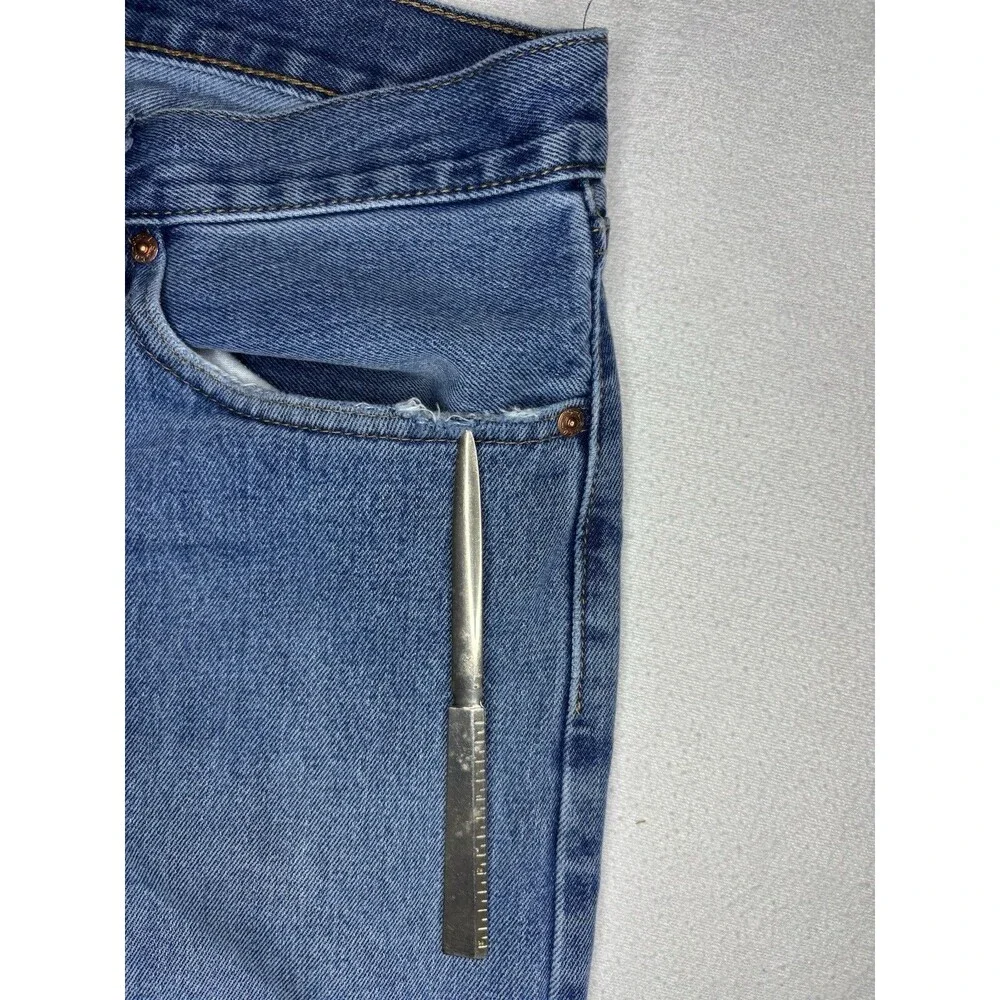 Levi's 505 Regular Fit Jeans‎ Mens 38x34 Blue Excellent Straight Leg Denim